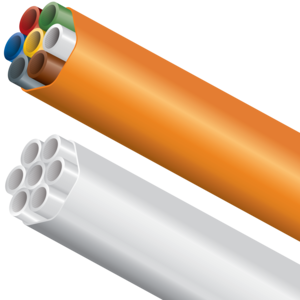 FuturePath LSHF (DuraMulti LSHF) FuturePath LSHF (ang. Low Smoke Halogen Free) to wiązki mikrorur o niskiej emisji dymu, bez halogenu, połączonych w łatwy do montażu produkt — idealny do przyszłej rozbudowy wewnętrznych sieci światłowodowych. Zostały specjalnie zaprojektowane do użytku wewnątrz budynków, gdzie ogień, dym i toksyczne opary mogą stanowić zagrożenie dla życia ludzkiego i krytycznego sprzętu elektronicznego. Ułatwiają montaż, uzupełnienia i zmiany w instalacji (MAC) kompleksowe instalowanie światłowodów w wewnętrznych sieciach FTTH, LAN, centrach danych i sieciach telekomunikacyjnych.