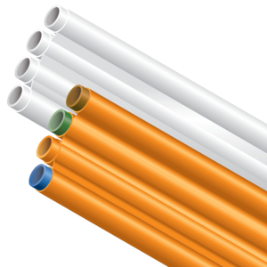 FuturePath Flex LSHF is a bundle of LSHF (low smoke halogen free) MicroDucts joined by a thin web  for use in in-building applications. This unique structure allows the bundle to be installed flat or rolled/folded for easier handling than regular bundles in narrow spaces or other hard-to-reach locations. The thin web also allows for easy separation and routing of individual pathways. 
A more flexible, scalable alternative to direct-installed cable, indoor MicroDucts provide an additional physical layer of protection for cabling against fire or accidental cable cuts. They also allow building owners to accommodate moves, adds, and changes (MACs) more easily, with seamless, end-to-end cable jetting.