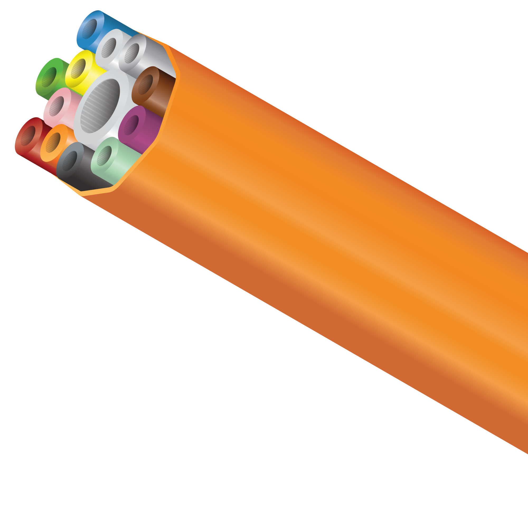 FuturePath Hybrid to łatwy w obsłudze zestaw składający się z dwóch lub więcej rur MicroDuct o różnych średnicach. To idealny wybór dla klientów, którzy chcą zapewnić sobie w przyszłości możliwość skorzystania z kabli o różnych rozmiarach i liczbie włókien.
