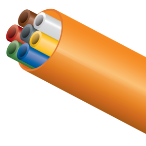 DuraPack ist die Bezeichnung für DI Microducts Mikrorohre, die bereits werkseitig in einem größeren Leerrohr vorinstalliert sind. Lose Bündel von Microducts in einem größeren Leerrohr sind eine bewährte Installationsmethode für FTTH. DI Microducts ist auch in einer „strafferen“ Konfiguration mit einem zusätzlichen Schutzmantel erhältlich. 