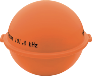The analog ball marker pinpoints the location of buried lines (cable joints, branching boxes, telecom lines etc.) It can be localized by DuraBall Locator.