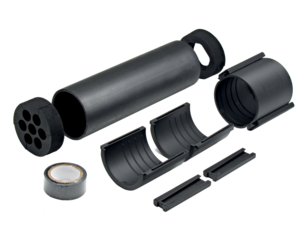 DuraMulti MicroDuct Seal is specifically  designed to seal the ends of DuraMulti bundles inside the buildings or cabinets. Modular, fully splittable design.