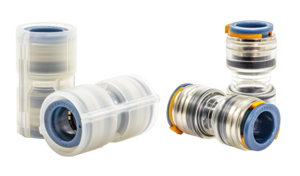 DuraFit Connectors are available in a range of sizes to connect two MicroDucts with the same OD. Reducers are available to connect two MicroDucts with different OD's. The transparent body enables visual confirmation that MicroDucts and cables have been properly installed. Connectors are available with pre-installed safety clips or a plastic protection cover. The cover increases impact resistance up to 5J. Please keep fittings out of exposure to direct sunlight.