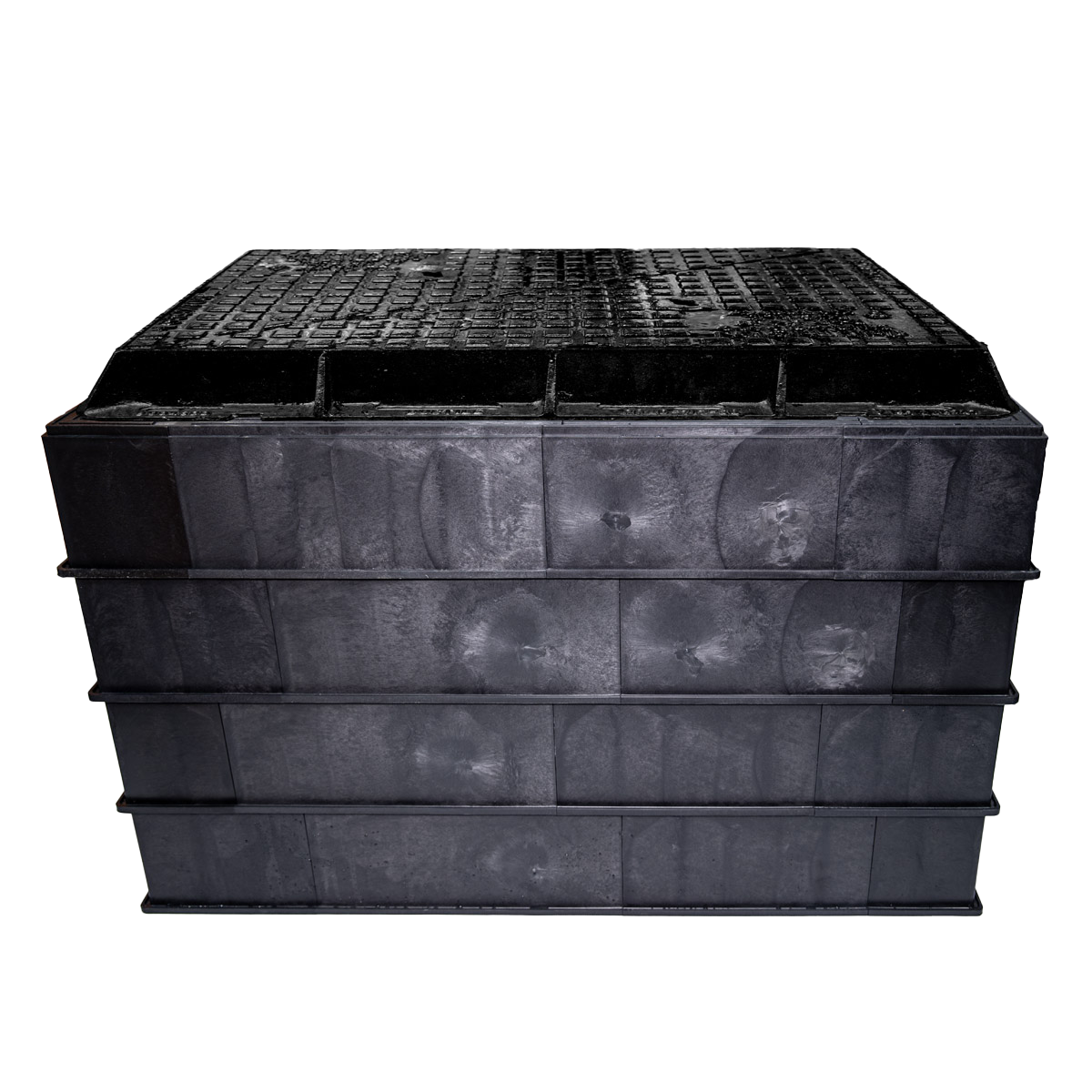 The Dura-Line chamber is an advanced underground access chamber for outdoor communications networks. Its innovative preformed, structural format provides an easier, more flexible, and more sustainable alternative to traditional chamber designs. Each unit is manufactured from 100% recycled Polypropylene (PP), easy to handle and transport, and can be configured and installed onsite in 40 minutes or less.