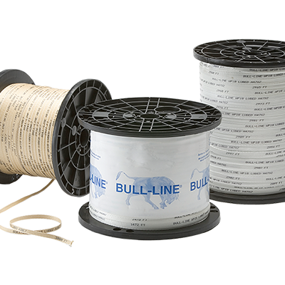 Available in pull strengths from 2.2kN - 11kN. Bull-Line Pull Tape can be pre-installed into conduit. Test results prove that Bull-Line is superior when compared to competitor brands.