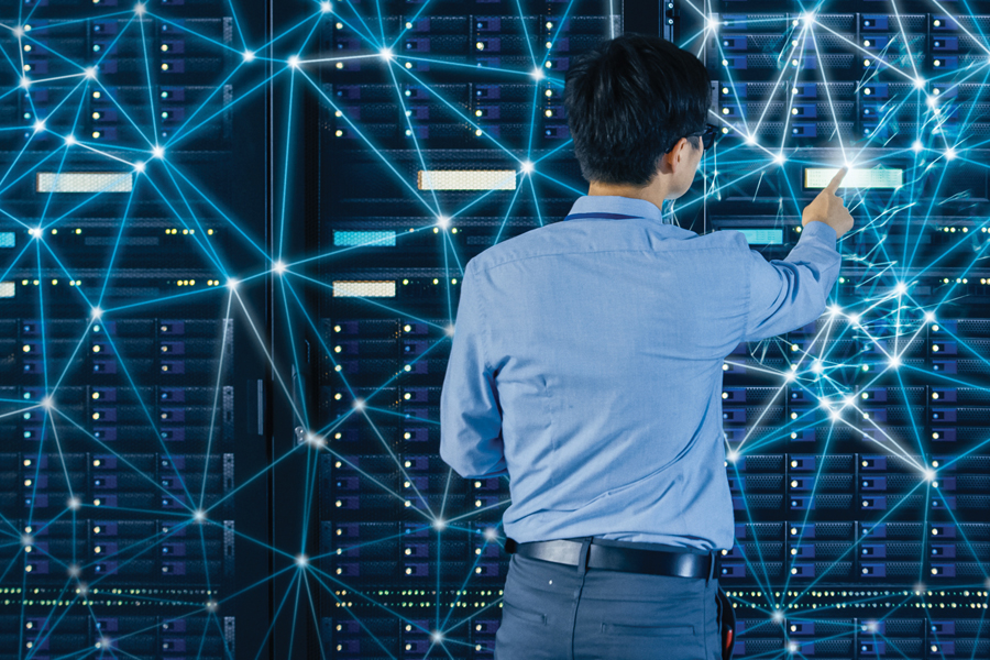 Centres de données En utilisant les voies Dura-Line, les centres de données peuvent offrir des parcours continus de fibre sans épissure avec zéro point de défaillance du réseau, une capacité de fibre et de bande passante pratiquement illimitée et des MAC en temps réel.